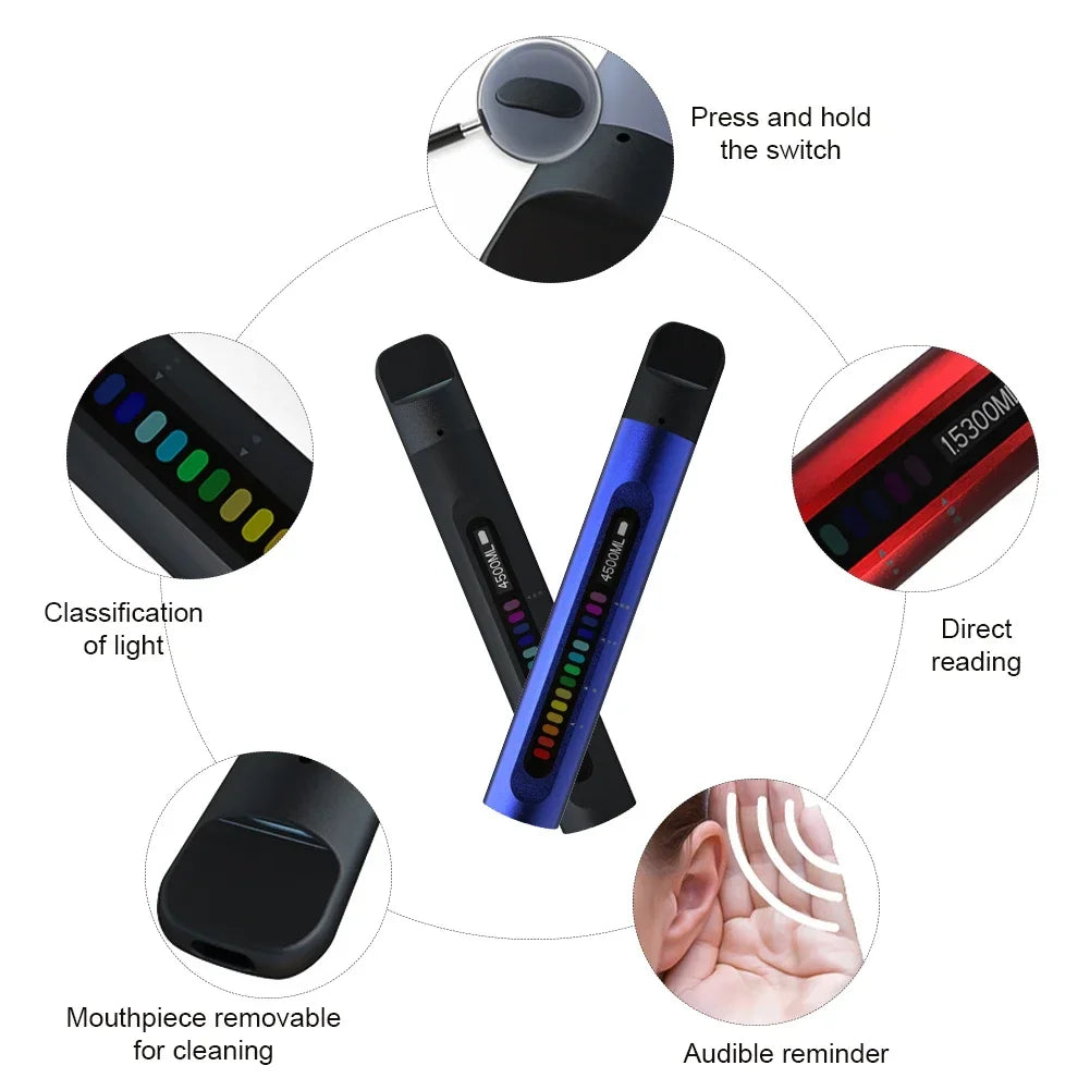 Respiratory Muscles Breathing Trainer Sport Electronic Portable Lung Fitness Trainer Exerciser Smart New Product