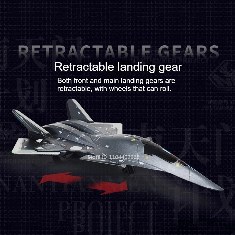 1:50 1:144 Scale Baidi Aerospace Fighter Toy Model Detachable Bracket Metal Body Aircraft Models Toys Living Room Ornaments