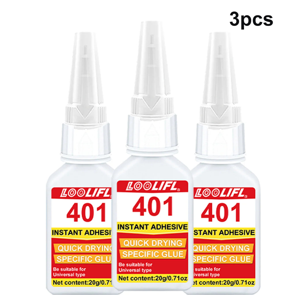 Loolifl-3-Pack Strong Shoe Repair Glue, Super Universal Waterproof Adhesive for Professional Shoemakers, Fast-Drying and Wear-Resistant