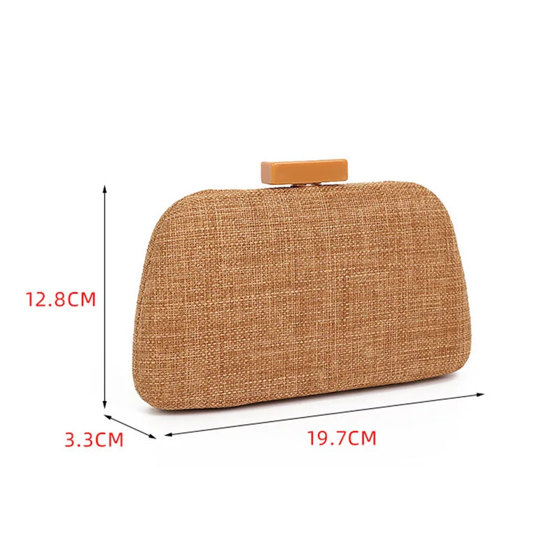2023 New Women Evening Bags Fashion Handmade Clutch Purse Party Dinner Chain Shoulder Bags Luxury Wedding Handbags Drop Shipping