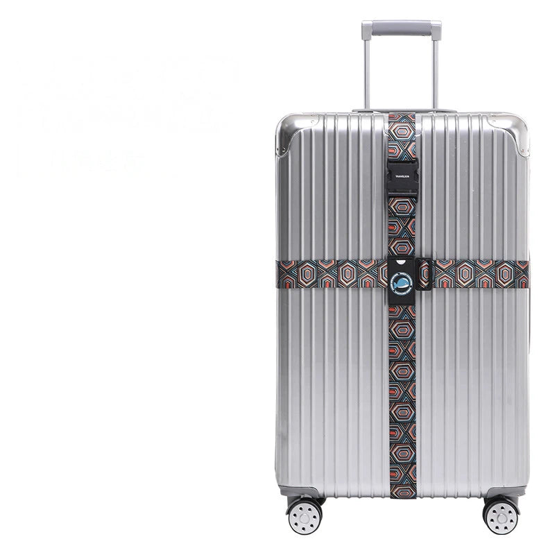 Anti-theft Luggage Buckle Cross Strap Adjustable Bundling Packing Baggage Belt Cross Strap Suitcase Belts Bag Part Accessories