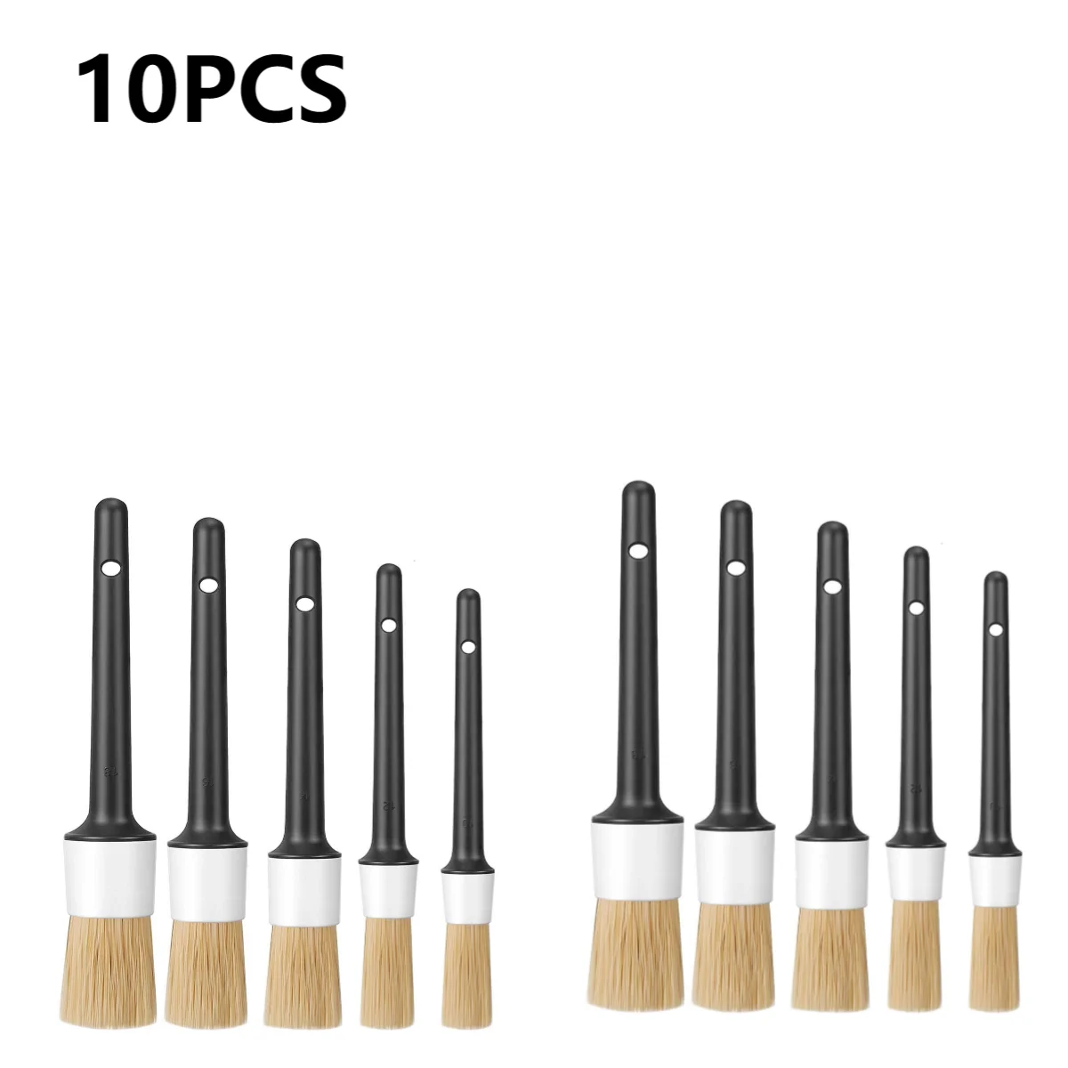 Car Detailing Brushes 5PCS Different Sized Car Detailing Brush Set Not Scratching Detailing Kit Premium Dense Car Detail Brushes