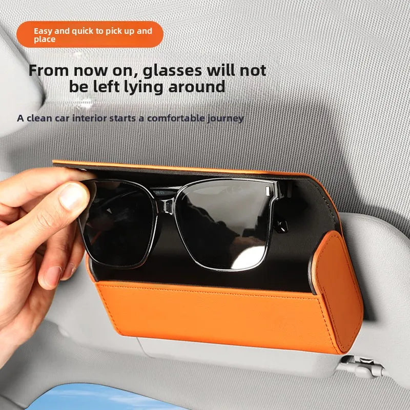 For BYD Qin L Song L Xia Seal Seagull Dolphin Destroyer 05 Sea Lion Car carried Glasses Clip Sunglasses Storage Box