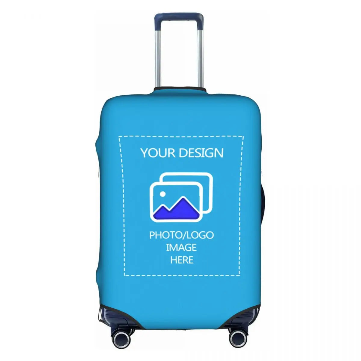 Custom Customize Logo Luggage Cover Elastic Your Design Here Travel Suitcase Protective Covers Suit For 18-32 inch