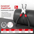 5-In Circlip Pliers, Needle Nose Pliers, Retaining Ring Pliers, for Removing Installing Puller Locking Rings Shafts