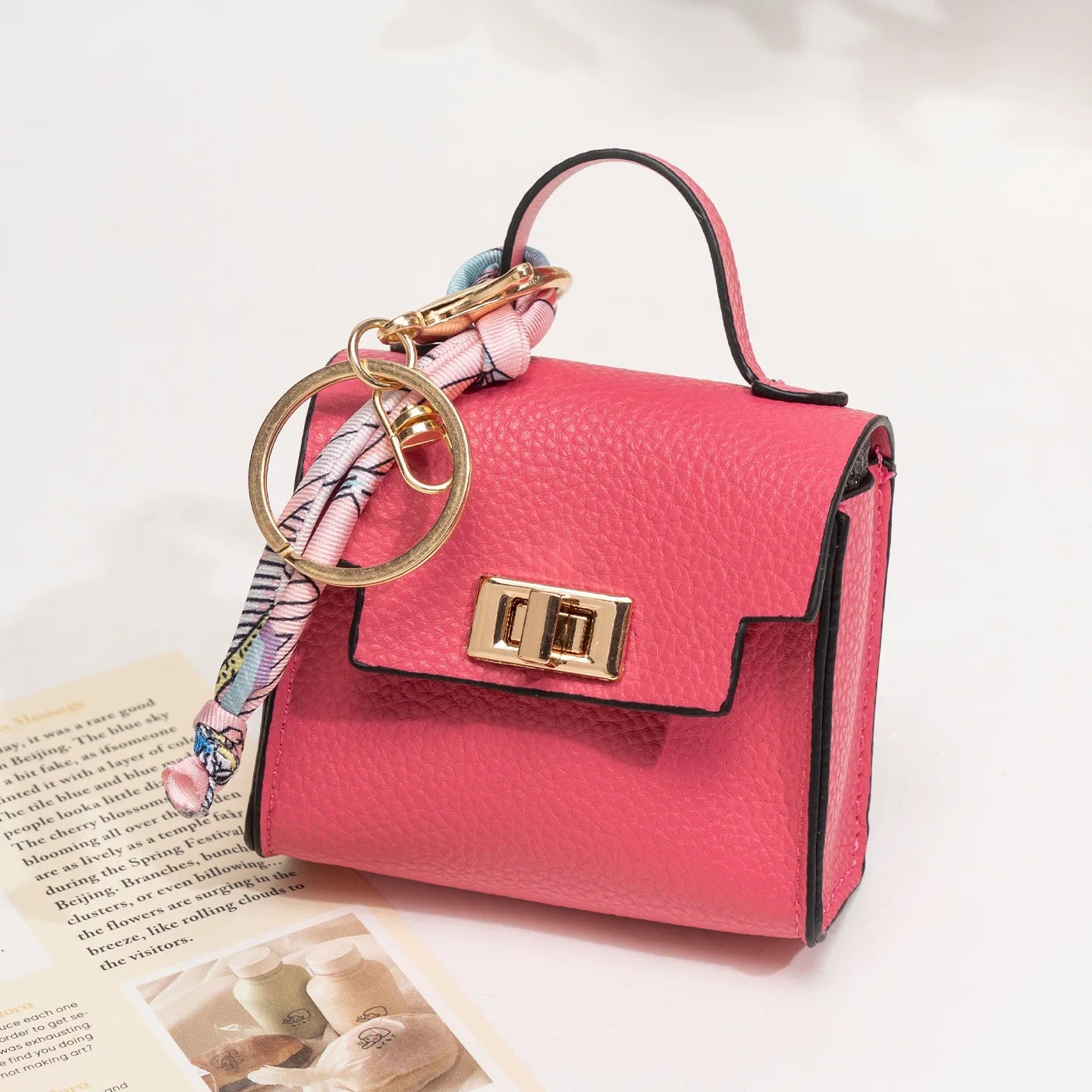 New style Mini House Small Bag Handheld Portable Hand Rope Bluetooth Earphone Bag Zero Wallet Multi functional Small Bag