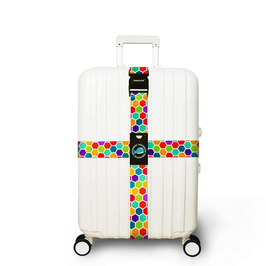 Anti-theft Luggage Buckle Cross Strap Adjustable Bundling Packing Baggage Belt Cross Strap Suitcase Belts Bag Part Accessories