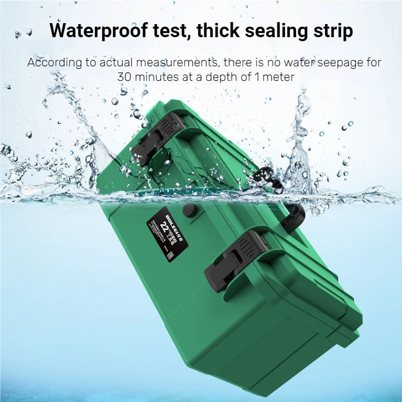 BAOLIAN Portable Plastic Tool Box Waterproof Professional MF Electrician Storage Protective Shockproof Suitcase Tool Box