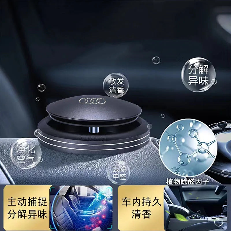 Car Air Freshener Aromatherapy Diffuser UFO Accessories Perfume Decorative for Audi A4 B5 B6 B7 8P 8V 8L A5 C7 4F A8 Q2 Q7 RS3