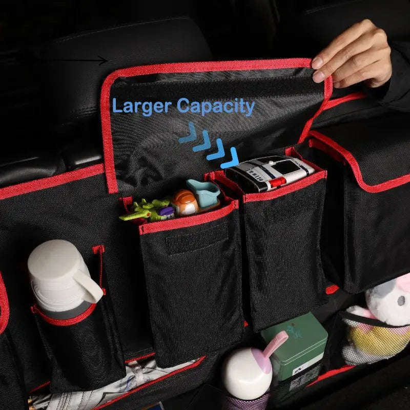 Universal Auto SUV/MPV Organizer Trunk Back Seat Storage Bag Car Rear Multifunctional Storage Net Pocket Car Interior Supplies