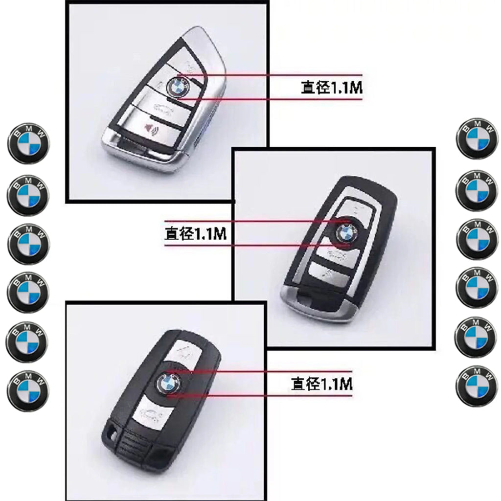 For BMW M 1 3 5 6 7 Series X1 X3 X4 X5 X6 X7 G20 G38 F20 F39 F48 E46 E60 E36 E39 Car Key Shell Sticker Car Key Remote Fob Decal
