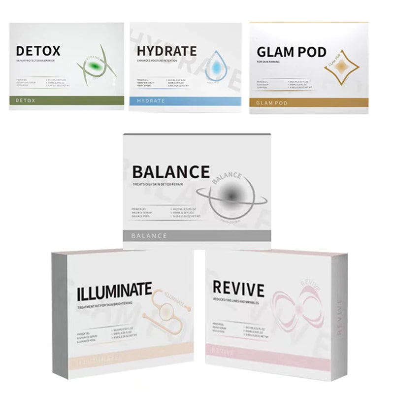 7 Types Oxygen Jet Spa Capsule Serum Gel Facial CO2 Oxygen Bubble Machine Facial Massage Exfoliate Rejuvenation Beauty Device