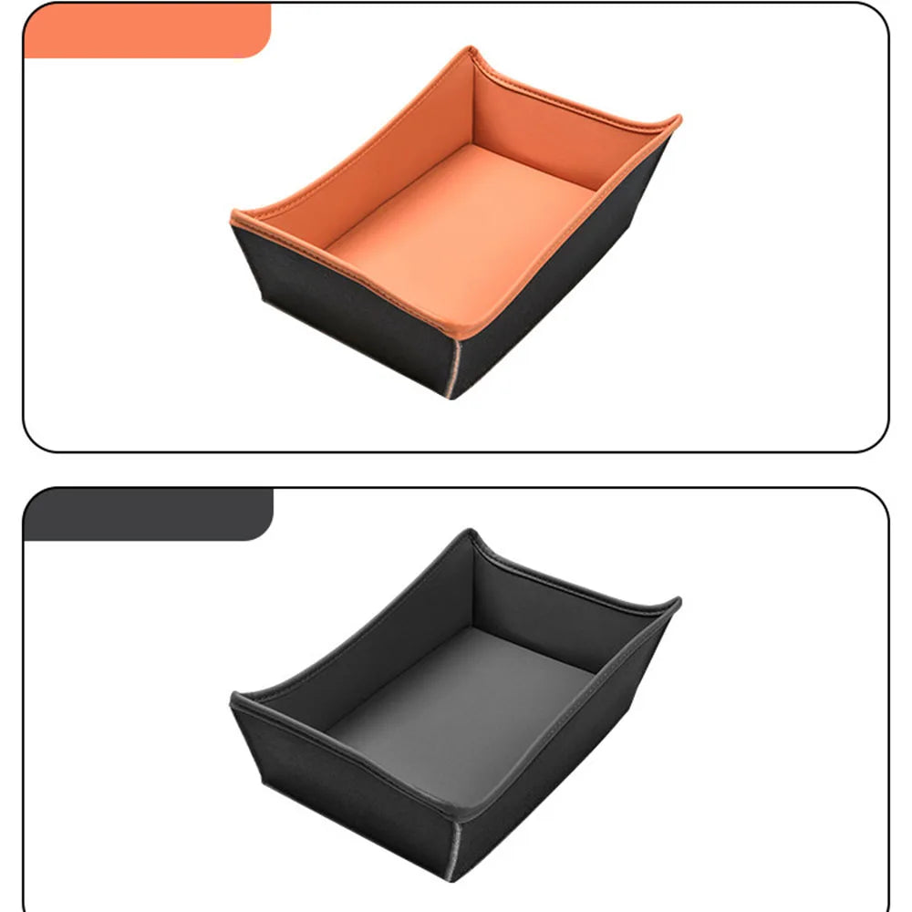For BYD Sea Lion 07 EV Center Console Lower Storage Pad Car Interior Leather Protect Pad Central Control Storage Pad Accessories
