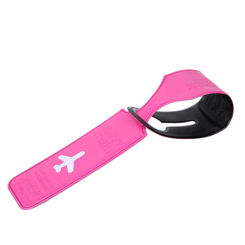 1/3Pcs Luggage Tag Bar Shape Travel Trolley Suitcase Business Card Consignment Bag Find Your Bag Quickly And Accurately Supplies
