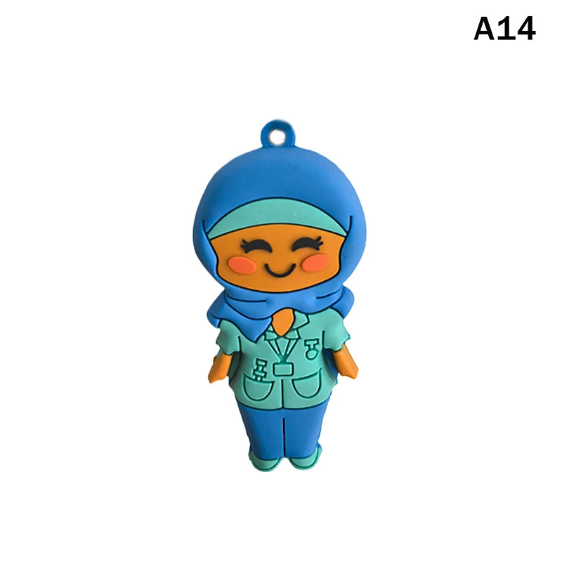 Cute Cartoon Shape Medical Ampoule Bottle Opener Nurse Doctor Special Rubber Syringe Cutter Bottle Opener Multifunctional