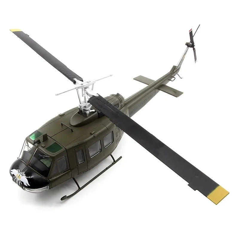 2025 New 1:48 Scale Model AF1 US UH-1H Huey General Service 674# Helicopter Diecast Alloy Combat Aircraft Collection Display