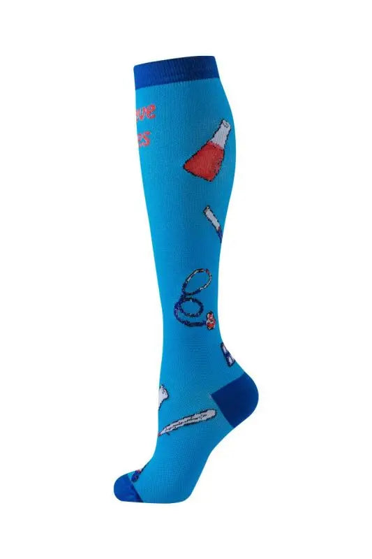 Compression Socks for Men and Women Medical Althetic Diabetes Varicose Veins Sports Socks for Running Cycling Travel Flight