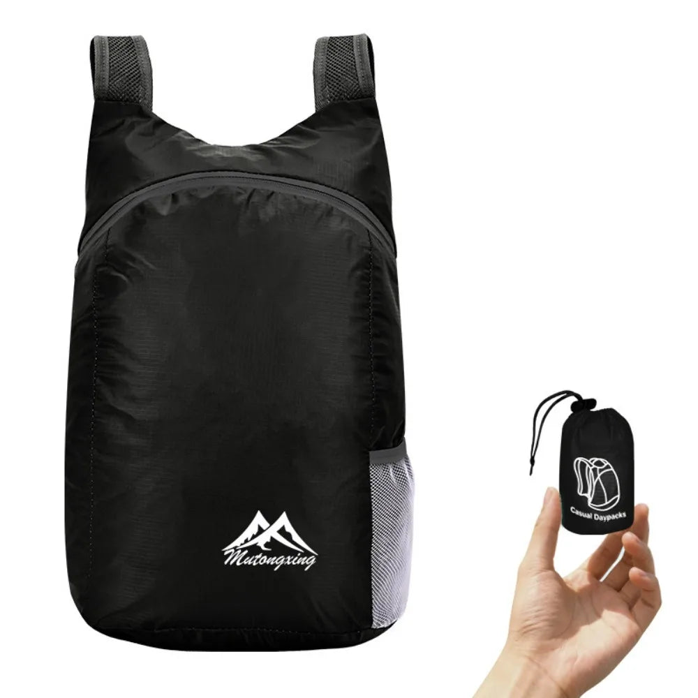 High Quality 20L Packable Backpack Lightweight Ultralight Handy Travel Daypack Bag Foldable Outdoor Folding Bag For Men Women