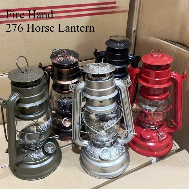 276 Hand Horse Lantern Retro Portable Camping Lantern Camping Lantern Barbecue Outdoor Tent Lantern Emergency Lighting
