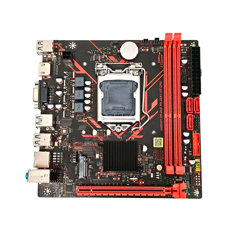 B75 Mini ITX Motherboard Set Kit 3470 3570 3770 2500 2600 CPU and 16GB DDR3 1600MHz Memory Kit Completo B75 TPM 2.0 PIN USB 3.0