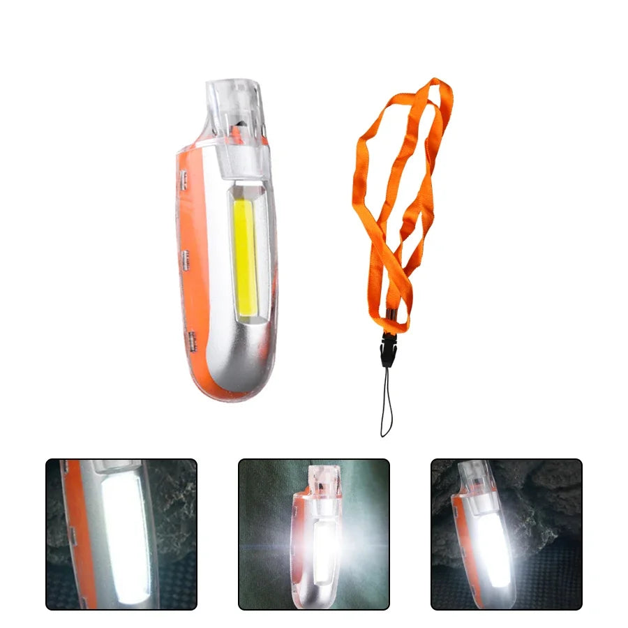 Running Safety Whistle Women 3 Modes LED Light Up Whistle With Lanyard Survival Whistle Keychain For Camping Type-C Charging