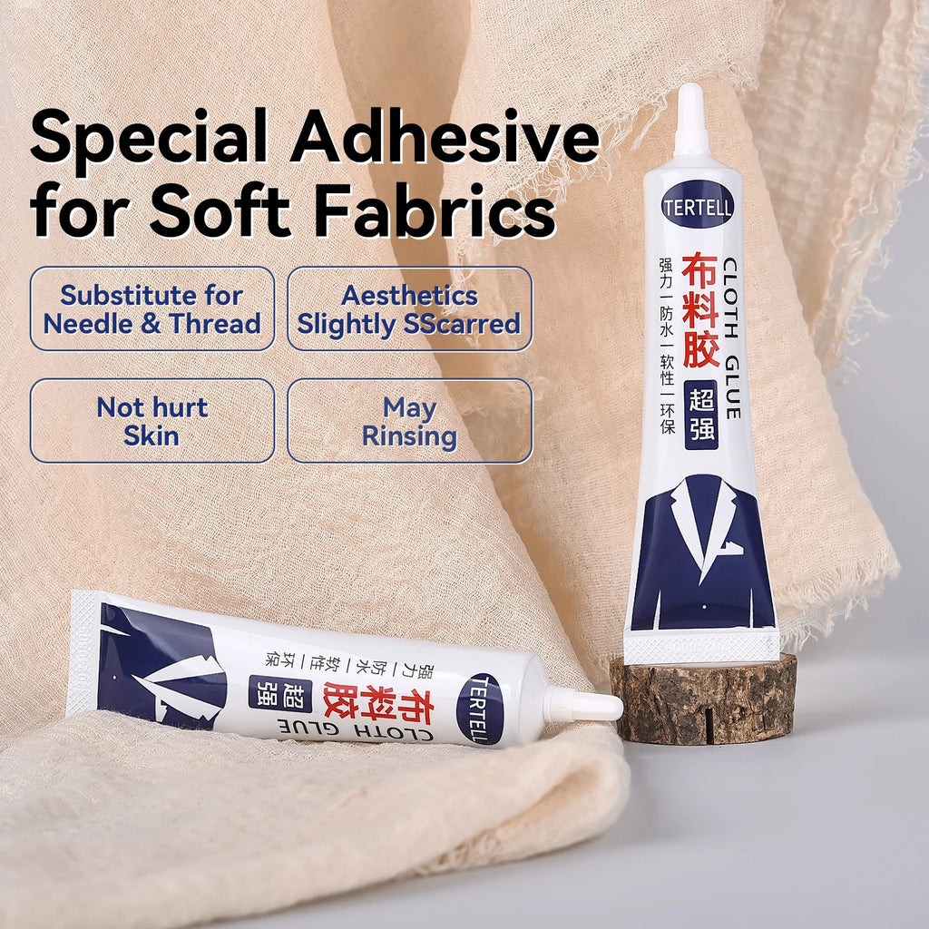 30g Cloth Glue Adhesive Clothing Repair Printing Pattern Rhinestone Trademark Soft Glue Clothing Manual Universal Fabric Glue