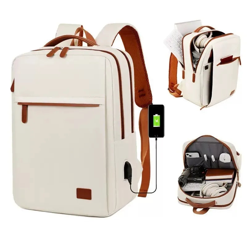 Business Backpack Simple Large-capacity Backpack High-density Waterproof Backpack for Men and Women Backpack