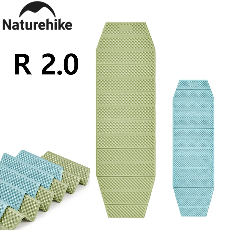 Naturehike 2026 Troues R2.0 Lightweight Portable Folding Square Egg Nest Mat Outdoor 1.8cm Thickened Camping Fishing Picnic Mat