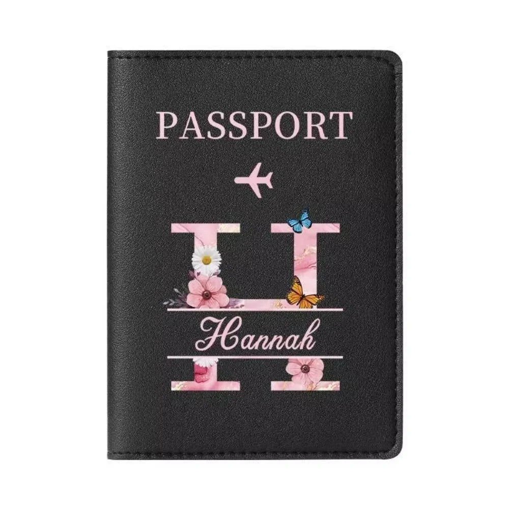 Personalized Passport Holder with custom Cute Cartoon Shiba Print, Multifunctional Ticket & Travel Document Organizer