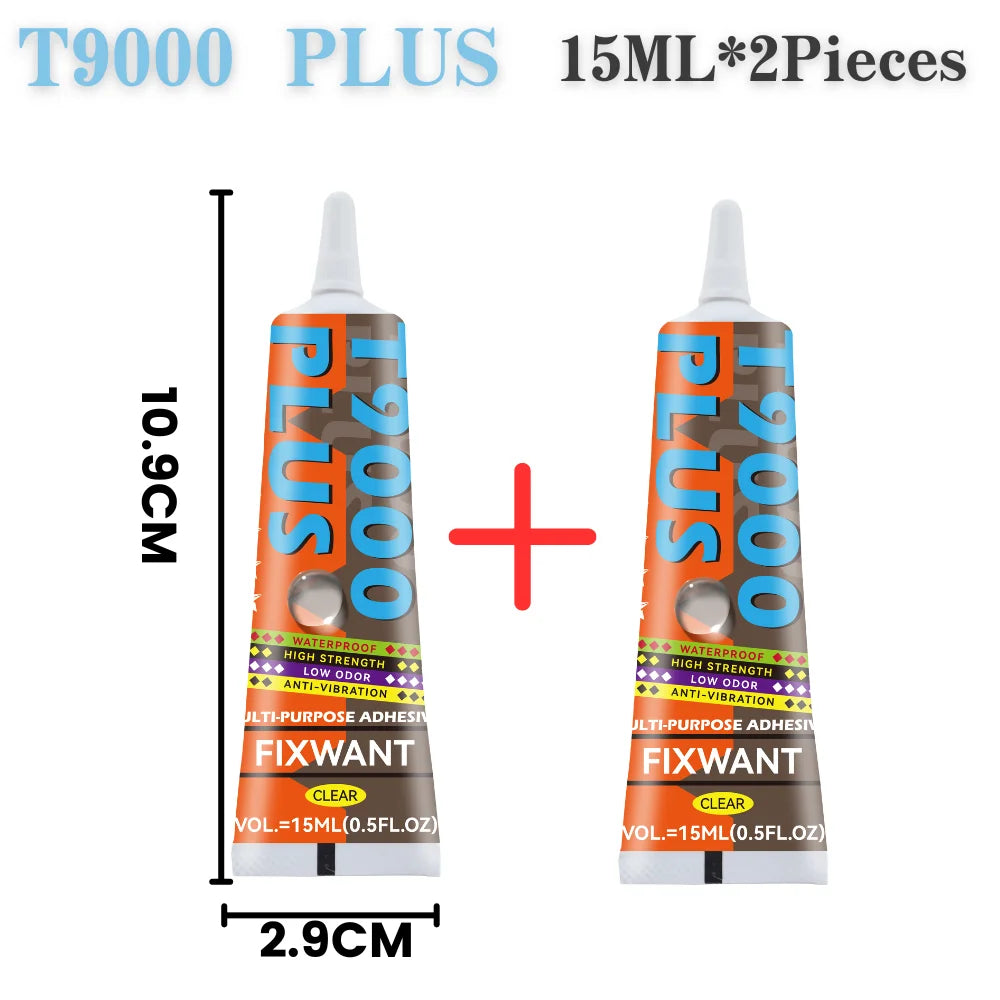 T-9000 Upgrade T9000 PLUS Clear Phone Watch Repair Contact Adhesive Waterproof Low-corrosion Leather Fabric Glue 15/50/110ML