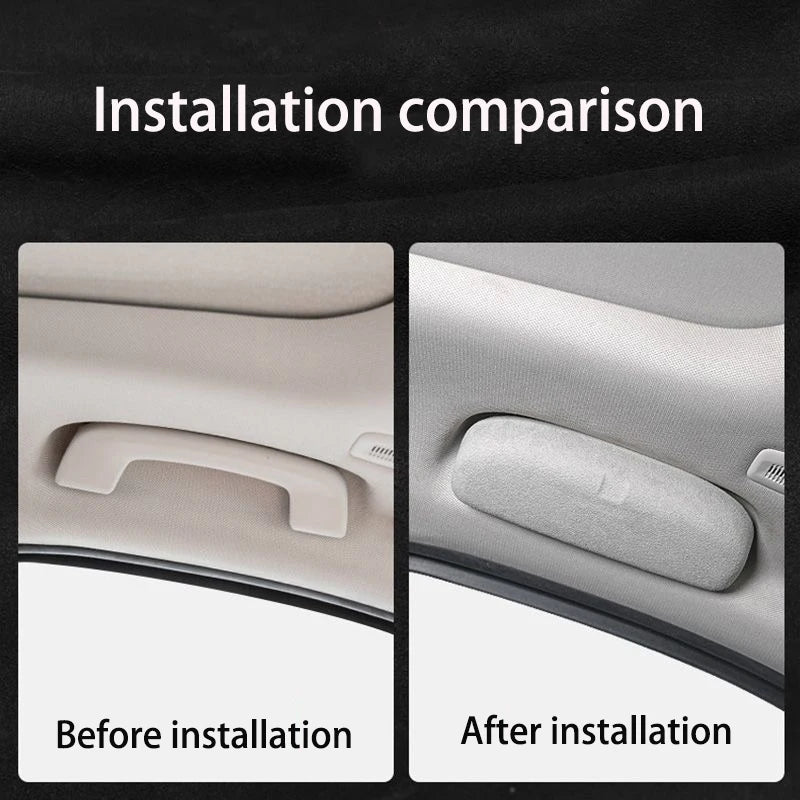 For BMW 1 2 3 5 6 7 Series X2 X3 X5 Car driver handle glasses case Suede glasses case Car glasses case