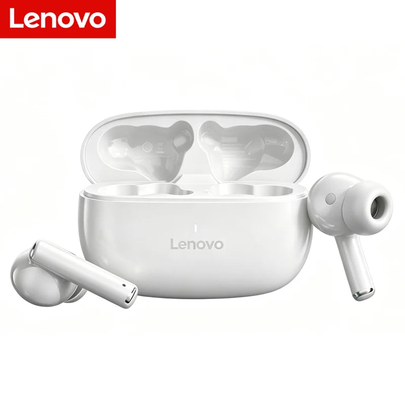 Lenovo TA210 Wireless Bluetooth 5.4 Headset Long Battery Life Sports Ear Clip Earphones HIFI Stereo Noise Cancelling Headphones