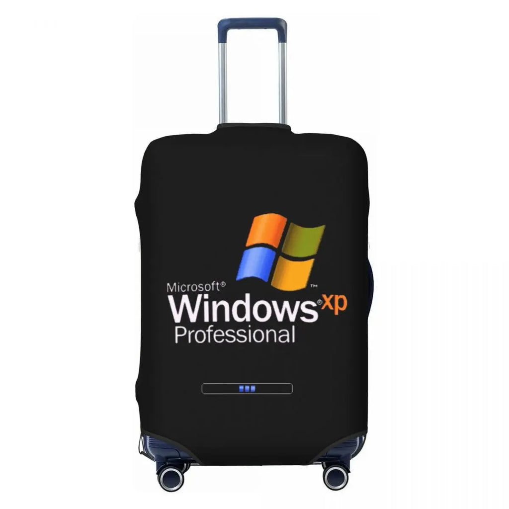 Windows Xp 2 Suitcase Cover Protection Elastic Trip Luggage Protector Covers for 18-32 Inch