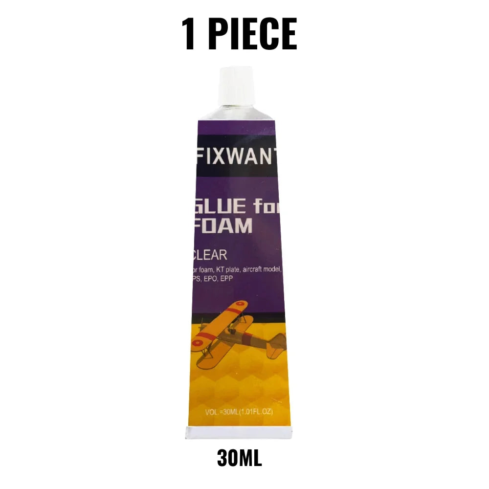 High-Strength Foam Glue for Waterproof Bonding Sponge Aircraft Model Wood Metal EPS EPO EPP Adhesive and More