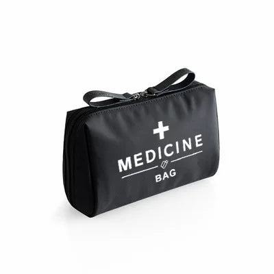 Mini Portable First Aid Medical Kit - Emergency Medicine Storage Bag for Travel Outdoor Camping EDC Pouch Organizer Pill Case