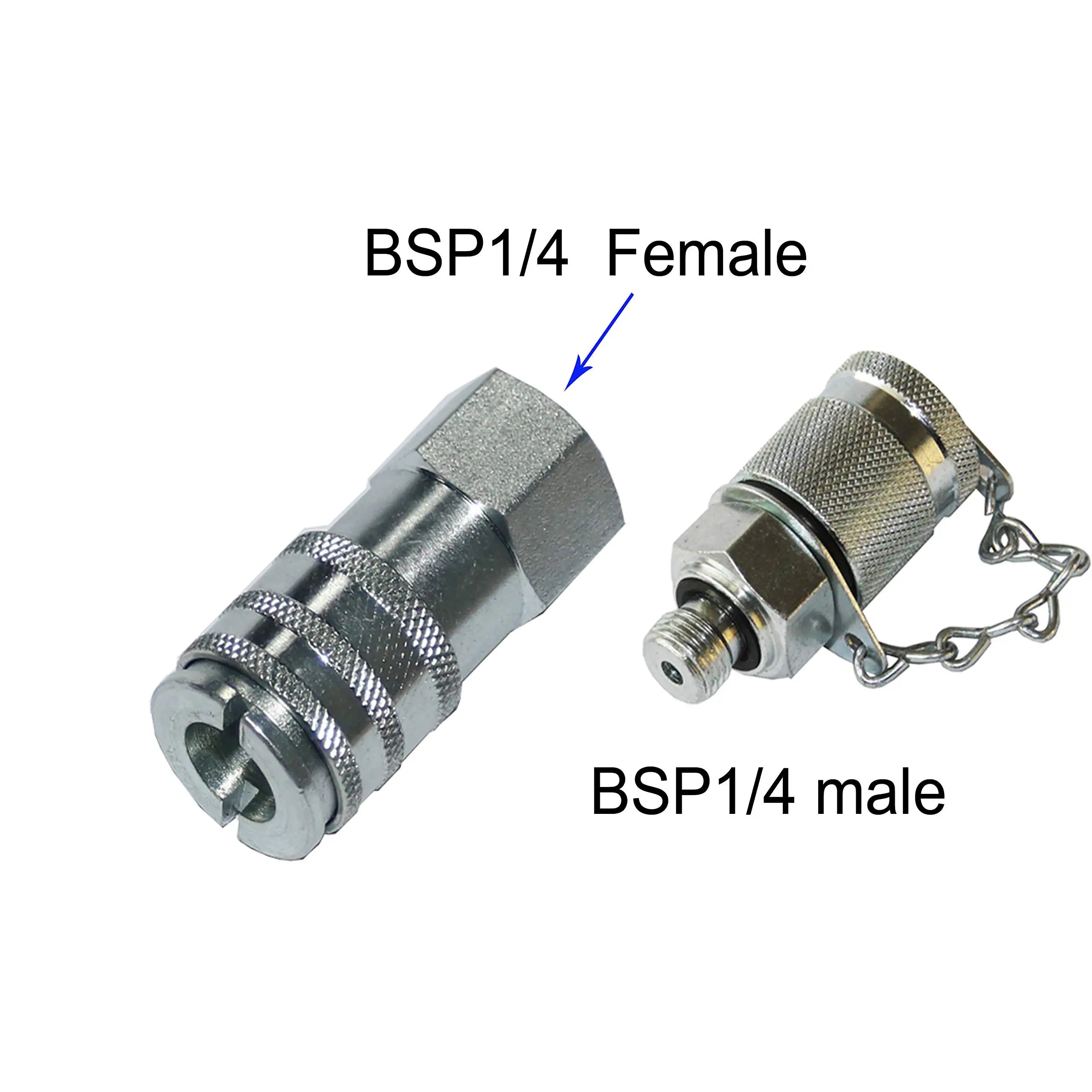 Hydraulic Quick Connector Komatsu PC200 Excavator Main Pump Pressure Connector