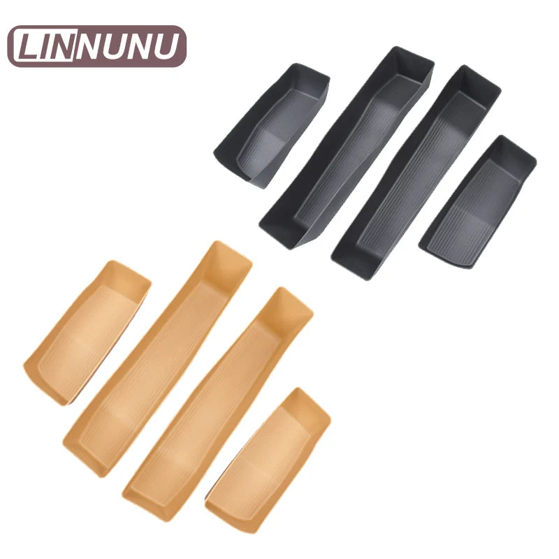 LINNUNU Silicone Car Door Storage Box Pocket Mat For Geely Starray EM-i EX5 EM-i 2026 Anti Slip Dustproof Liner Protector Parts