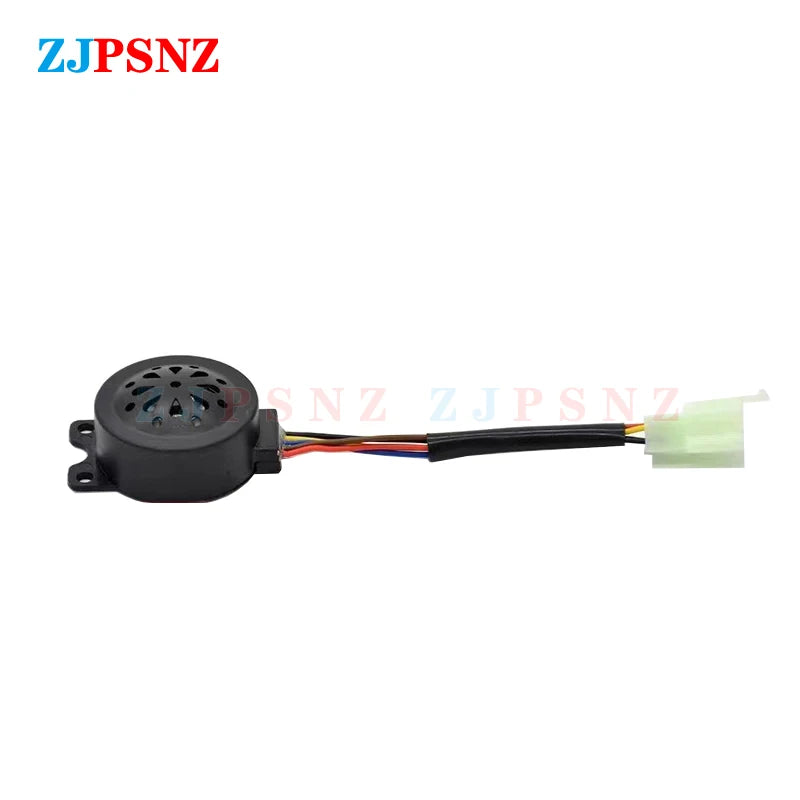 4in1 Horn Reversing Steering Anti-theft Horn Electronic Speaker Waterproof For Motorcycle Scooter E-bike Electric 48V-72V 6Wires