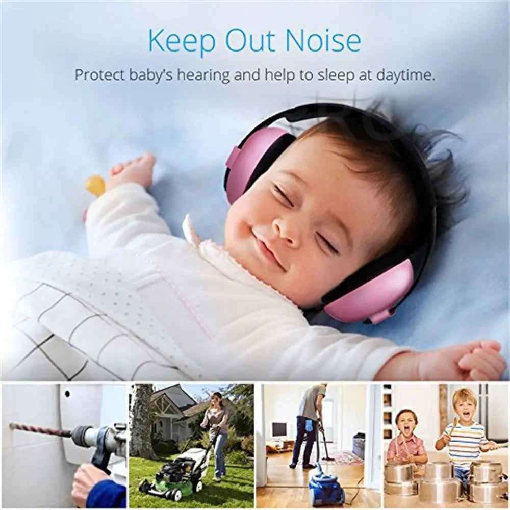 Soft Newborn Children Adjustable Hearing Protector Earmuffs Noise Reducing HeadPhones Ear Muffs