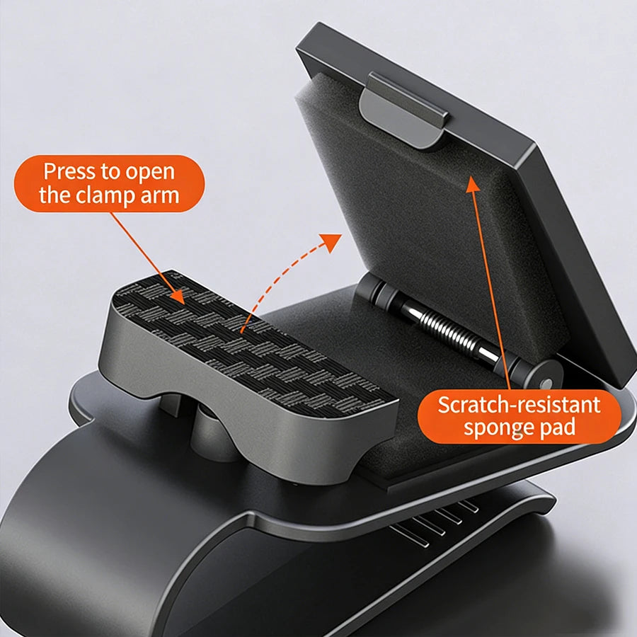 Car-Mounted Glasses Clip, Multi-Functional Back Clip Type Snap-On Sunglasses Holder, Visor Sunglasses Storage
