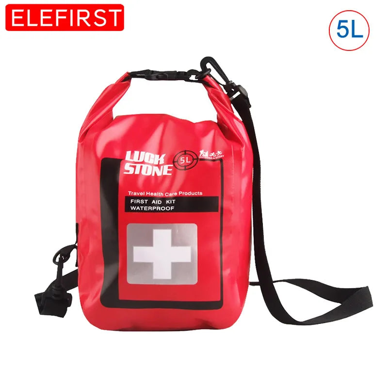 1.2L Waterproof First Aid Kit Bag Portable Emergency Kits Case Only For Outdoor Camp Travel Emergency Medical Treatment