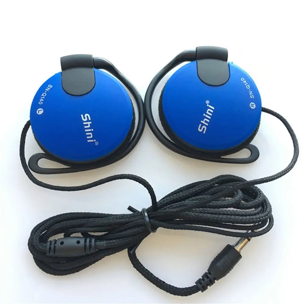 Bass Stereo Sport Wired Earpiece Ear Hook Headset Earphone Headphone
