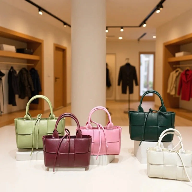 Women Luxury Messenger Purse Shopper Solid Color Commuter Bag Elegant Leather Diaper Bag Large Capacity In Vogue Style