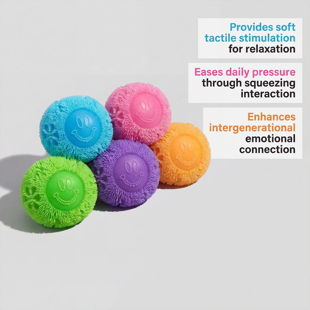 Nee Doh Fuzz Ball Series Desktop decompress Ornament Stress Relief Toys Suitable for Under Pressure Fun Soft Stress Ball gifts