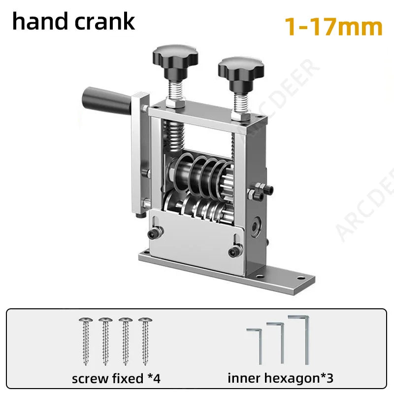 Double Drive Wire Stripper Machine Stripping Tool for 1-17mm Scrap Wire Copper Wire Stripper for Leftover Cable