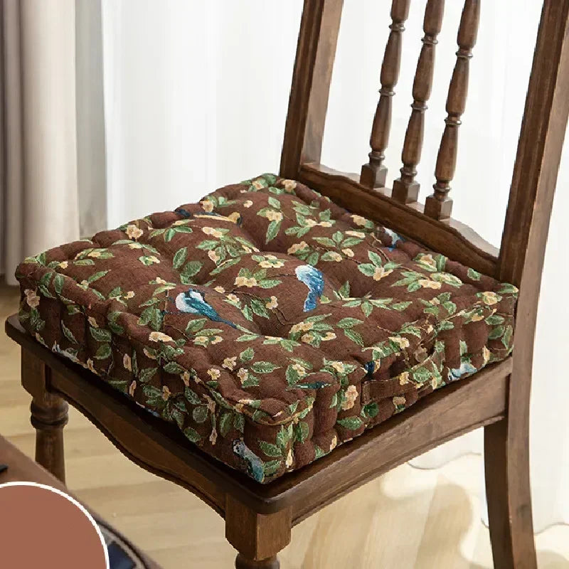 40X40CM Cotton Durable Window Sill Floor Sofa Cushion Fine Stitching Sitting Cushion Thicken Household Supplies 1PB