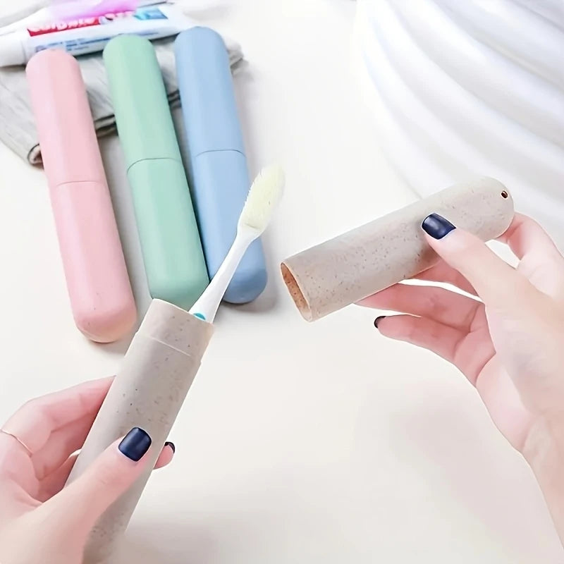 1pc Travel Toothbrush Case, Storage Box with Ventilation Holes, Suitable for Travel and Home Use