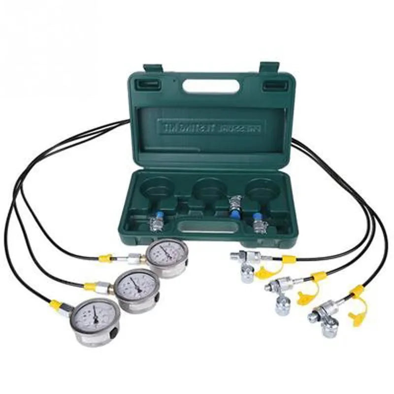 35ED Hydraulic Tester 250/400/600bar Hydraulic Pressure Test Kit Hydraulic Gauge Kit for Excavator Construction Machinery NEW