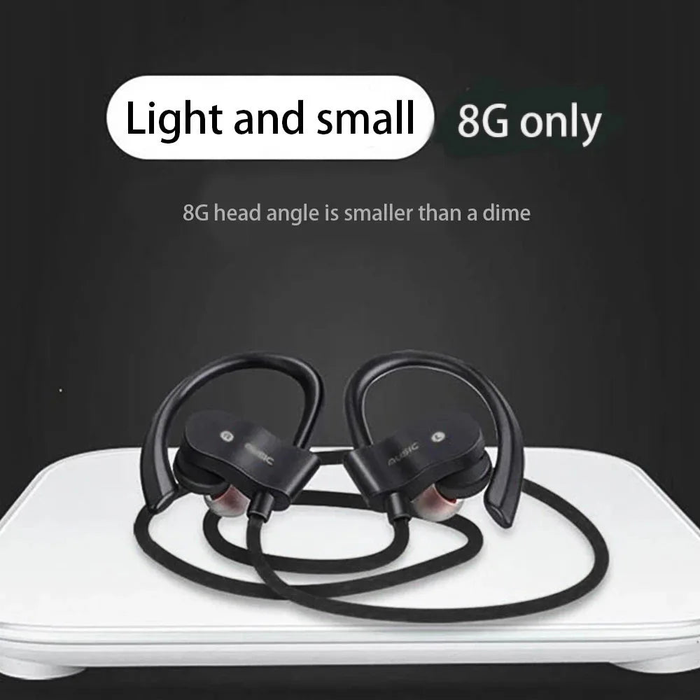 Bluetooth 4.1 Wireless Earphones Sports Music Headset Ear-Hook Waterproof Earbuds Neckband Headphone With Mic For iPhone Xiaomi