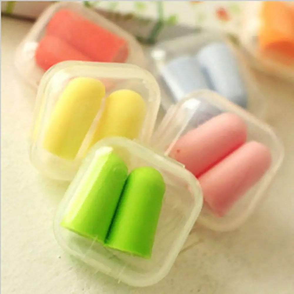 1 Pair Soft Noise Reduction Anti-noise Earplugs Soundproof Sound Insulation Ear Plugs Foam Waterproof Sleeping Earplugs Sleep